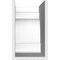 Ekena Millwork Standard New Brighton Architectural Grade PVC Rafter Tail, 6"W X 10"H X 24"L RFTP06X10X24NEB - alternate 3